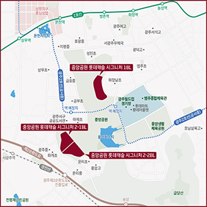 광주 광역지도